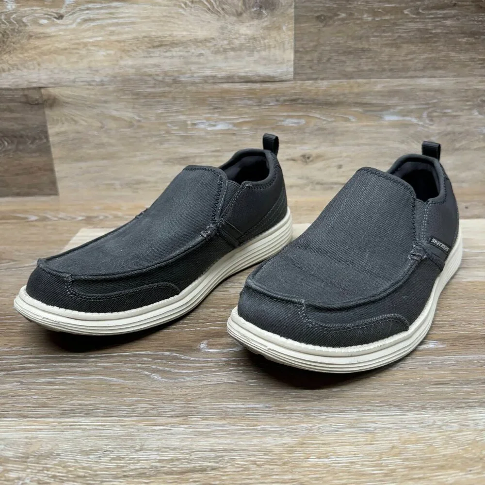 Skechers Delton Gray Slip On Casual Shoe Men's Size 8